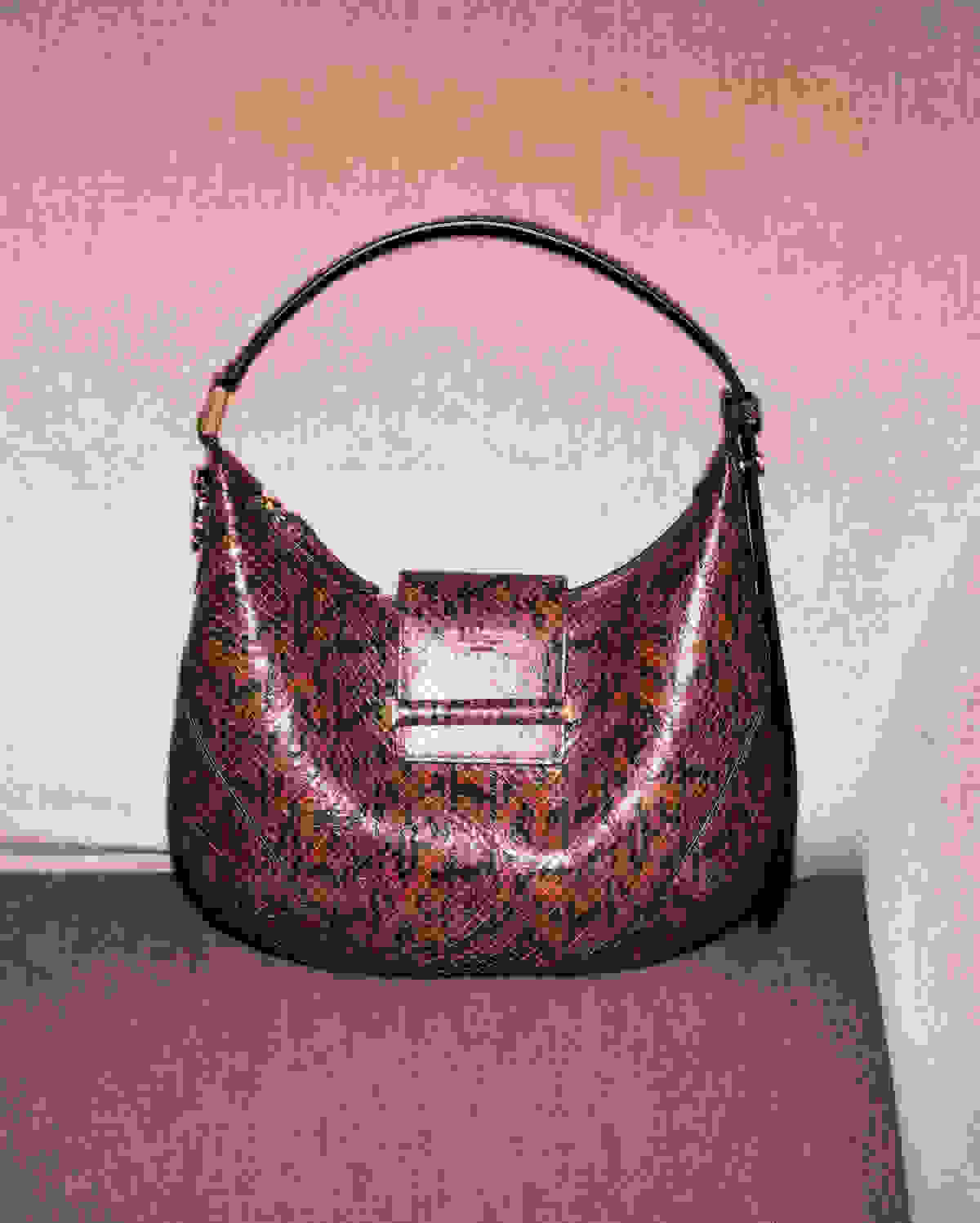 JIMMY CHOO RAINA POUCH CANDY FLOSS